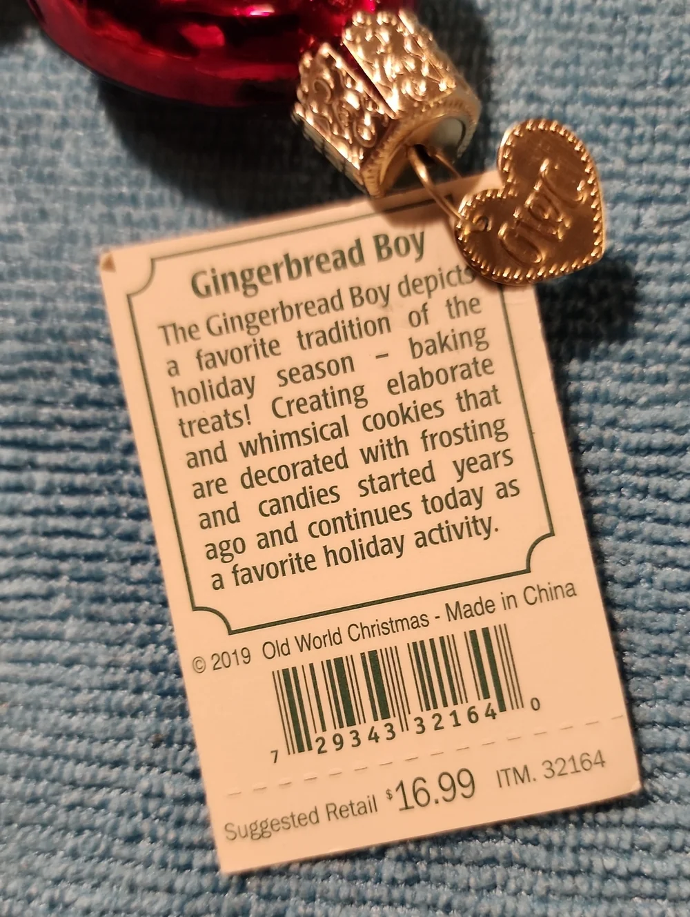 Old World Christmas festive gingerbread